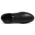 thumbnail image 4 of CMR CHAMARIPA Casual Tall Men Shoes - Elevator Sneakers - Black Leather Hidden Heel Shoes 8cm / 3.15 Inches, 4 of 8