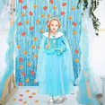 thumbnail image 2 of CHR RINE Girl Birthday Party Decorations Supplies, Blue Party Decorations, Snowflake Decorations, 109 pcs Balloons, 2 pcs Blue Foil Curtains, Maple Le, 2 of 2