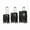 Black + PC, variant on Luggage Sets 3 Piece,Luggage Set PP Material Travel Suitcase Set With Spinner Wheels for Men Women, 20''/24''/28''