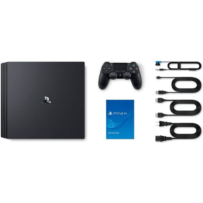 Sony PlayStation 4 Pro 1TB Gaming Console - Wireless Game Pad - Black 