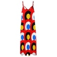 thumbnail image 5 of Mod Roundel Montage (Rouge avec Taches Jaunes et Bleues) Robe Sans Manches Robes Robe d'Été Femme 2024, 5 of 5