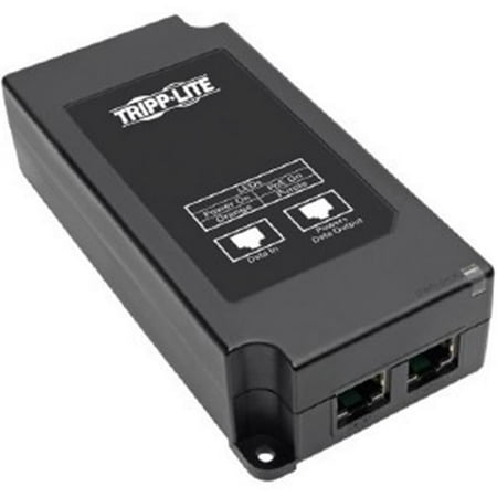 UPC: 0037332203595 | Tripp Lite Gigabit Poe+ Midspan Active Injector – Ieee 802.3at/802.3af 30w 1 Port – Poe Injector – Ac 100-240 V – 30 Watt – Output Connectors: 1 – Black