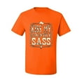 thumbnail image 2 of Wild Bobby, Kiss My Country Sass, Pop Culture, Men Graphic Tee, Orange, X-Large, 2 of 4
