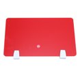 thumbnail image 1 of ORDDIART 1Pcs Rectangular Desk Divider Acrylic Red Privacy Screen for School and Office Use 19.7*11.8*0.2in, 1 of 7
