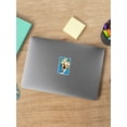 thumbnail image 2 of Pastell Flower Woman Portrait Sticker -Hulya Ozdemir Designs, Vinyl Sticker, 2 of 3