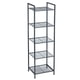 thumbnail image 1 of Estanteía de Almacenamiento de 5 Niveles, Estantería de Baño, Soporte de Planta Extensible con Estante Ajustable, para Baño, Salón, Balcón, Cocina, Negro Clásico, 1 of 9