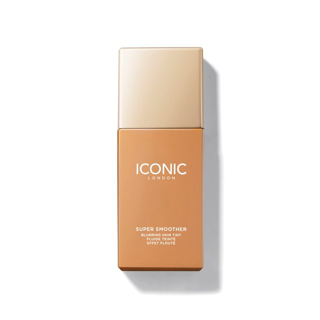Crema hidratante con color ICONIC LONDON Super Smoother Golden Medium