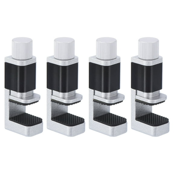 Phone Repair Clamp Adjustable Fastening Clamp Clip for Tablet LCD Screen Replacement 4pcs (SilverBlack)