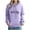 Purple, variant on Pohista Crew Neck Sweatshirts Women Graphic Shirts Long Sleeve Fall Shirts for Women Fall T Shirts for Women My Items Saved for Later