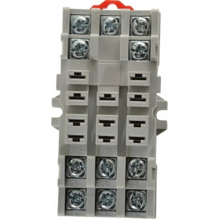 Eaton Cutler-Hammer 11 Pins, 300 VAC, 15 Amp, Square Relay Socket