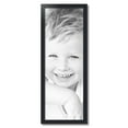 thumbnail image 2 of ArtToFrames 12" x 34" Black Satin Picture Frame, 12x34 inch Black MDF Poster Frame (WOM-5180), 2 of 8