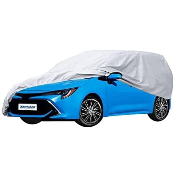StingRay Gray Universal Fit Hatchback Car Cover, Scratch Resistant, Dust Protection, Waterproof, 1 Piece