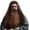 Brown, variant on Brown Wizard Beard And Wig - Halloween Funny Father Time Costume Accessory for Adults