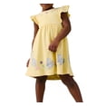 thumbnail image 3 of WIBACKER 2-7T Toddler Girl Cotton Casual Dress Ruffled Sleeve Polka Dot Rabbit Tunic Shirt Dresses, 3 of 7
