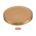 thumbnail image 4 of Uxcell Ceramic Round Planter Saucer Flower Pot Drip Tray Coaster, Gold Gold 6", 4 of 6