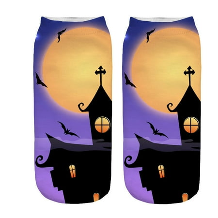 

TAIAOJING Unisex Socks Casual Pumpkin Printed Cute Medium Sports Socks Casual Socks