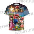 thumbnail image 3 of 3-13 Años super Mario Bros Kids Camiseta De Manga Corta Moda Impresión 3D Colorido Niños Niñas Camisas Juegos De Dibujos Animados Top, 3 of 4
