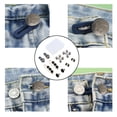 thumbnail image 3 of Serenable Boucle de Taille en Jean Bouton Rallonge Durable pour Pantalons Shorts Marron, 3 of 9