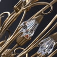 thumbnail image 5 of Allegri 040377-Fr001 Tulipani 8 Light 38" Wide Crystal Empire Chandelier - Winter Brass, 5 of 7