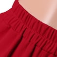 thumbnail image 4 of DuoJiaJ Casual Linen Wide Leg Pants Loose Fit High Waist Comfortable Trousers For Everyday Wear Women's Wide Leg Pants Red M, 4 of 5