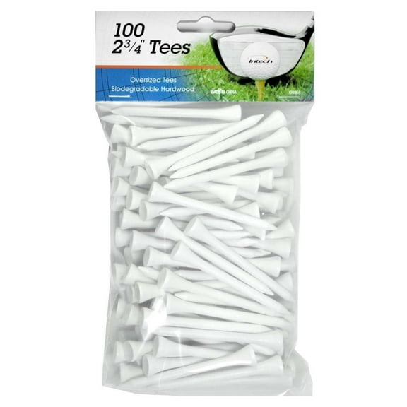 Intech 2 3/4-Inch Golf Tees 100-Pack (White)