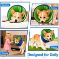 thumbnail image 6 of Dog Recovery Collar, Soft Cones for Dogs after Surgery, Dog Cone Collar for Wound Healing & Anti-Licking, Blue-Green, 6 of 7