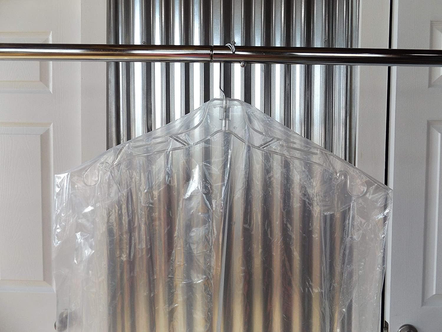 NTP372, Perforated Plastic Garment Bags On A Roll, Opening At Top, 72"H -Clear (Roll of 350)