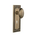 thumbnail image 3 of Nostalgic Warehouse Mishom_Prv_234_Kh Homestead Solid Brass Privacy Door Knob Set - Grey, 3 of 5