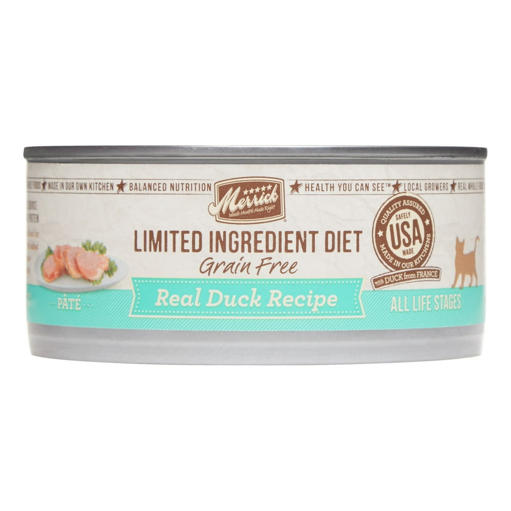 Merrick LID Real Duck All Life Stages Wet Cat Food, 5 Oz