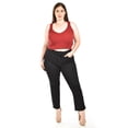 thumbnail image 1 of Jeans recto con strech Tallas Extras, 3723 (Negro) negro 42, 1 of 5