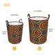 thumbnail image 3 of Fotbe African Tribal Style Cesto de Ropa con Asas, Cesto Impermeable de Gran Capacidad, Bolsa de Lavado para Dormitorio, Cesto de Ropa con Ruedas y Asas-Medium, 3 of 6