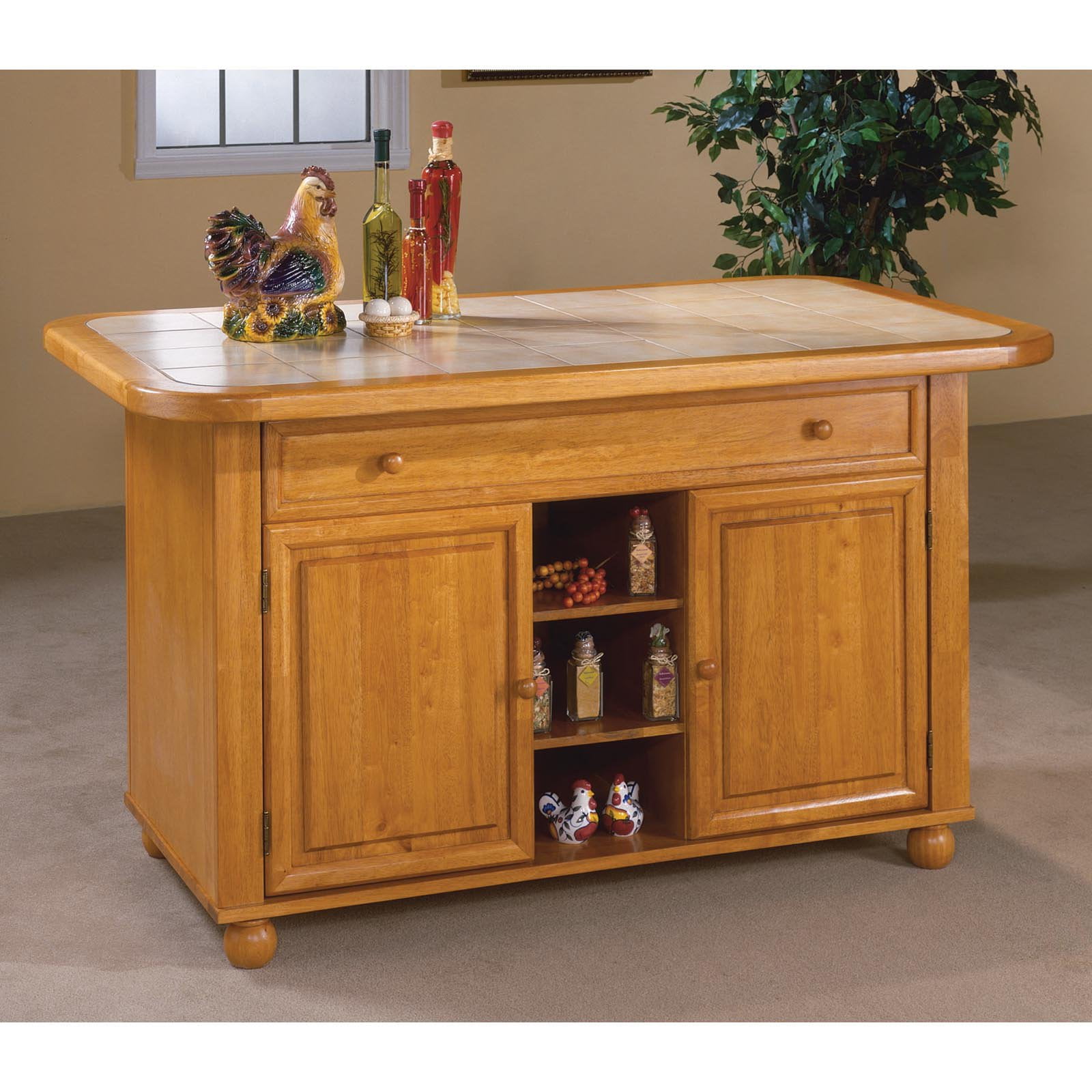 Uncategorized Sunset Trading Kitchen Island sunset trading julian kitchen island with sliding ceramic tile top walmart com