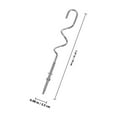 thumbnail image 3 of Luxshiny 1 Set Dough Hooks for Hand Mixer Stainless Steel Attachment Hooks for Baking Use, 3 of 7