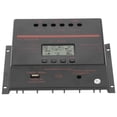 thumbnail image 4 of Controlador de carga solar PWM 60A Controlador regulador de panel solar DC12V/24V, 4 of 14