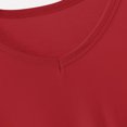 thumbnail image 5 of Fengqque Womens Basic T Shirts Summer Tops Modal Tshirts for Women V Neck Short Sleeve Casual Basic Loose Tops Women's Tops Wine XXXXXL(XXXXXL), 5 of 6
