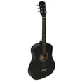 thumbnail image 1 of Guitarra Acústica, Agarre Cómodo Redondeado, Kit De Guitarra Acústica Negra Mate De 38 Pulgadas Para Aprender Para Adultos, 1 of 7