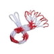 thumbnail image 1 of Advancent Net Bag Sports Ball Hoop Mesh 10 Pelotas Paquete de transporte Equipo Bolsas de transporte para baloncesto Fútbol Titular al aire Deportes y aire libre rojo+blanco, 1 of 6