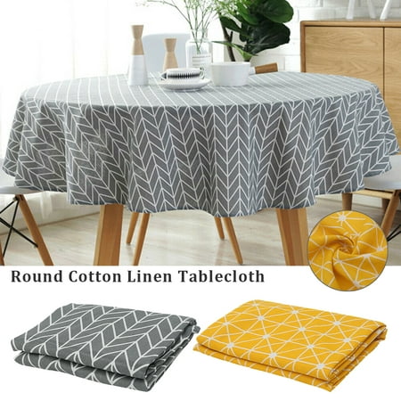 Willstar Round Table Cloth Decor Nordic, Round Kitchen Tablecloth