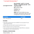 thumbnail image 2 of Rear Driveshaft - with 79-11/16 Inch 2024mm - Compatible with 2007 - 2016 Jeep Patriot 4WD 2008 2009 2010 2011 2012 2013 2014 2015, 2 of 2