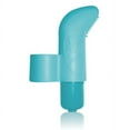 thumbnail image 4 of Sexy, Kinky Gift Set Bundle of S-Finger Vibe, Blue and Icon Brands The Silver Starter, Bejeweled Annodized Stainless Steel Plug, Aqua, 4 of 5