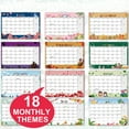 thumbnail image 7 of KeirineCC 2025 Desk Calendar - 19 Monthly Standing Flip Desktop Calendar 2025 from July 2024 to December 2025, 10" x 8.3", Small Desk Calendar with Thick Paper, 2025 Calendar with Strong Twin-Wire(A), 7 of 7