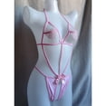 thumbnail image 2 of Fashion Sets for Women Trendy, Lingerie For Women Halter Lingerie Teddy One Piece Bodysuit Bow Lingerie Gift for Bride, 2 of 7