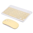 thumbnail image 1 of Amdohai 10 inch Portable Bluetooth Keyboard Mouse Combo 78 Keys Rechargeable Mini Keyboard 3-gear DPI Adjustable Mouse Wide Compatibility Yellow, 1 of 9
