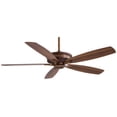 thumbnail image 6 of Kafe Ceiling Fan In Transitional Style 15 Inches Tall By 60 Inches Wide-Brushed Nickel Finish-Seashore Grey Blade Color Minka Aire Fans F696-Bnk, 6 of 7