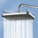 thumbnail image 4 of 12 Inch High Pressure Top Spray Rain Shower Head Larger Flow Rainfall Shower Heads Rainfall Showerhead-Gray, 4 of 5