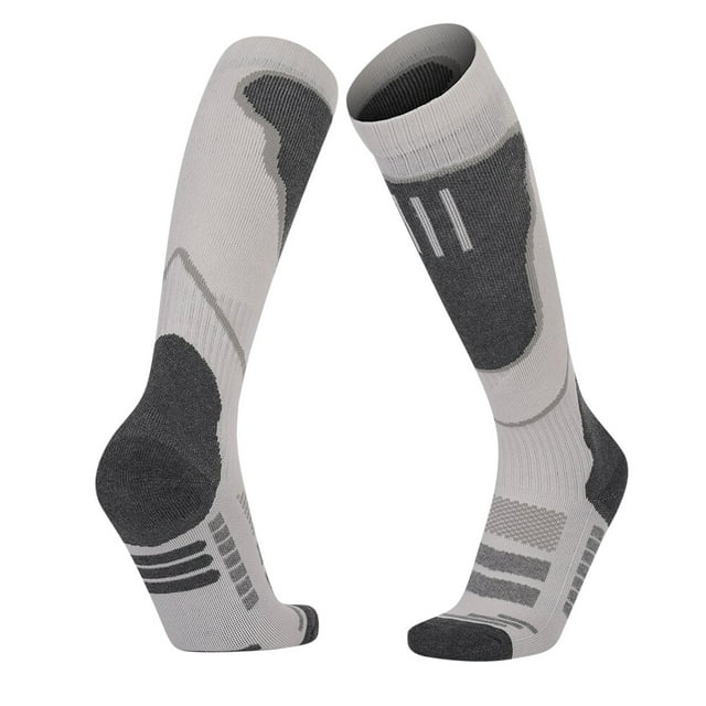 Mens Womens Ski Socks Winter Thick Warm Wool Thermal Kneehigh Socks