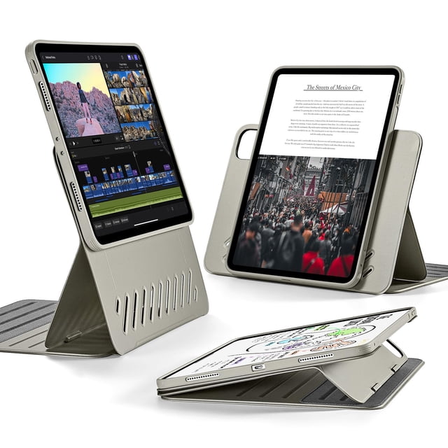 Funda ESR Shift Series con soporte magnético para iPad Pro 11" - Titanio
