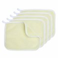 thumbnail image 3 of 5 Pcs Set Exfoliating Face and Body Wash Cloths Towel Soft Weave Bath Cloth New, 3 of 9