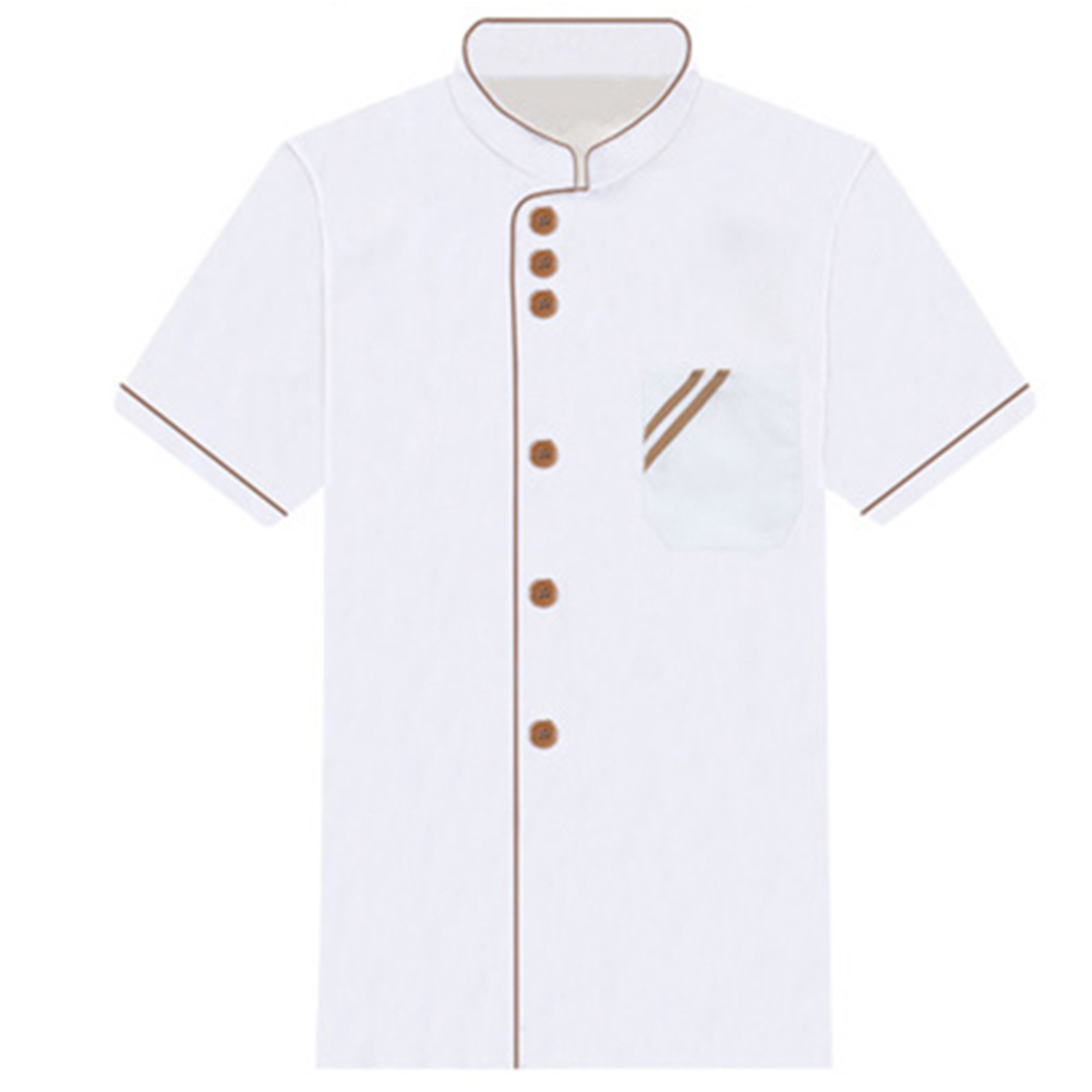 AB/_ Unisex Short Long Sleeve Chef Jacket Coat Hotel Kitchen Uniform Workwear CAL