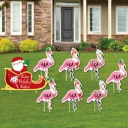 flamingle bells yard sign outdoor lawn decorations tropical flamingo christmas yard signs - Christmas Lawn Decorations Sale flamingle bells yard sign outdoor lawn decorations tropical flamingo christmas yard signs - Christmas Lawn Decorations Sale